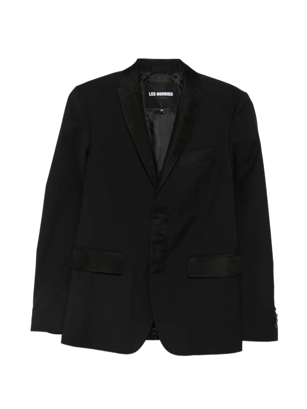 LES HOMMES flap-pocket blazer - Nero