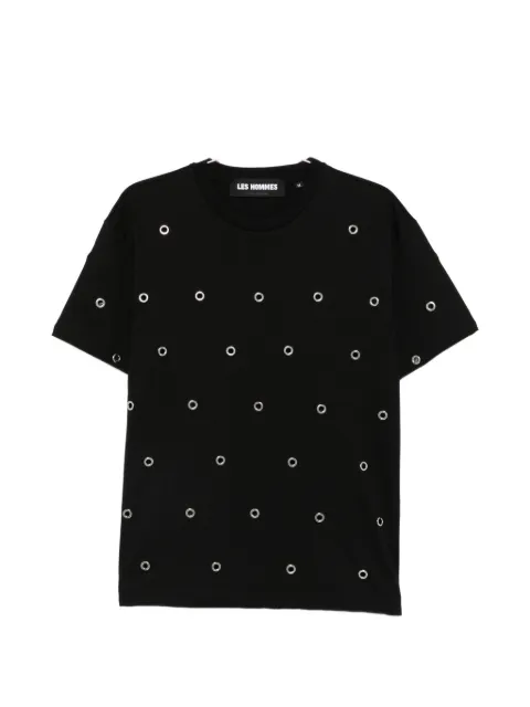 LES HOMMES crew-neck T-shirt