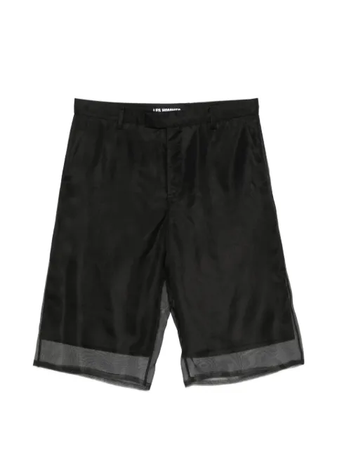 LES HOMMES belt-loop shorts