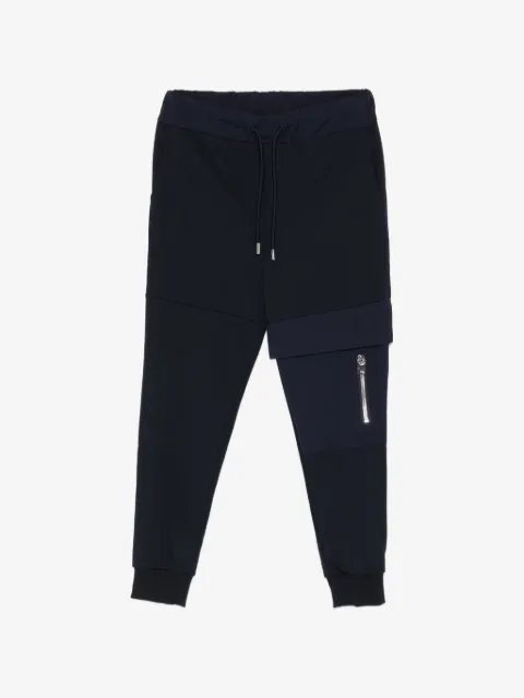 LES HOMMES panelled track pants