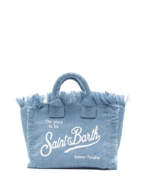 MC2 Saint Barth сумка-тоут Vanity Linen размера мини с логотипом