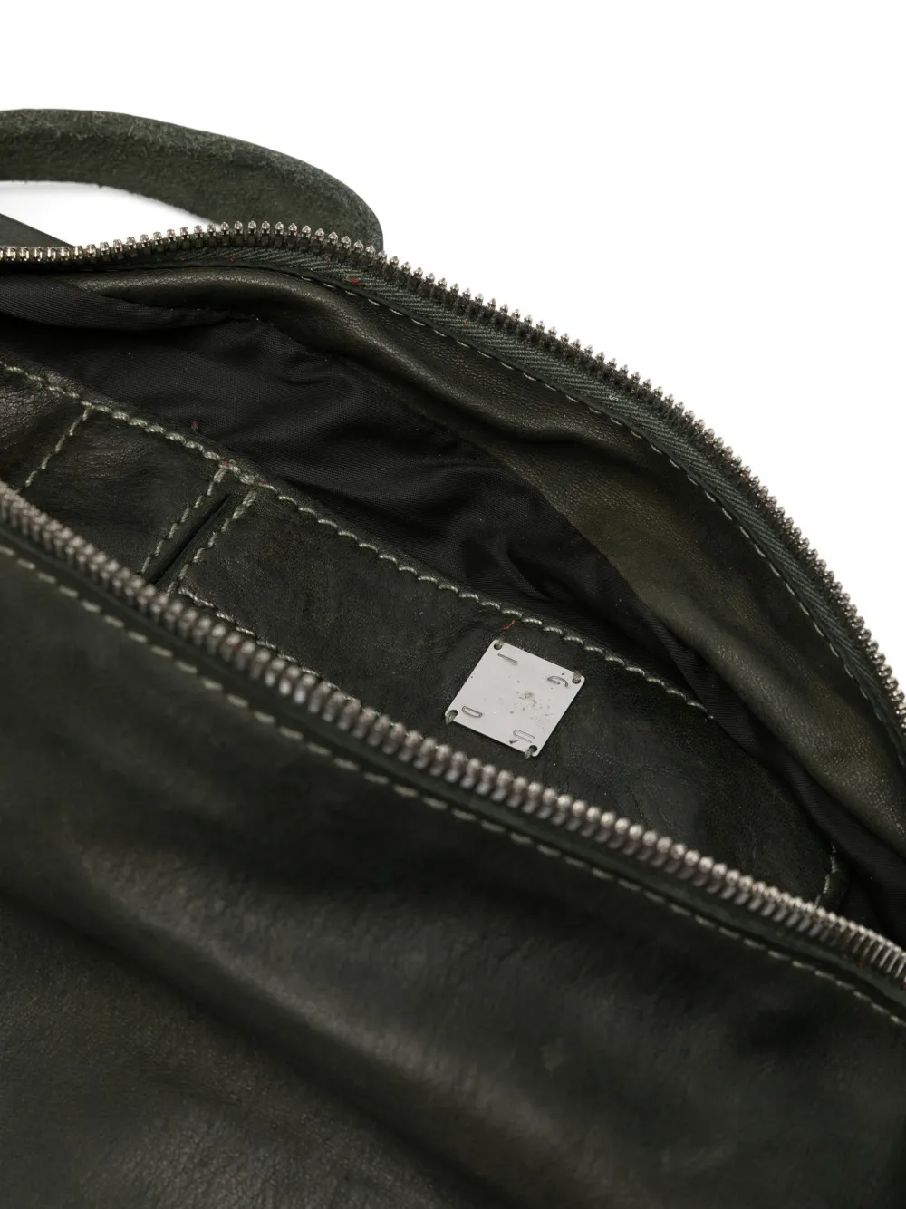Guidi レザーショルダーバッグ | グリーン | FARFETCH JP