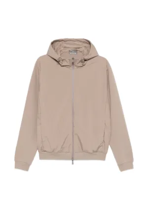 Jil Sander Hooded Zip Jacket | Neutrals | FARFETCH