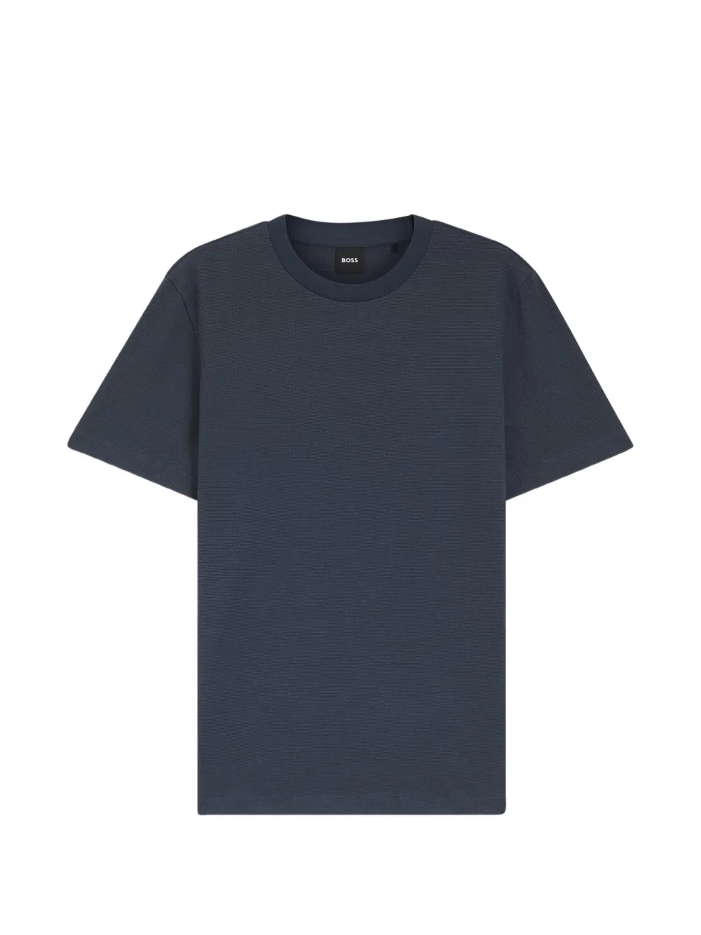 BOSS Katoenen T-shirt Blauw