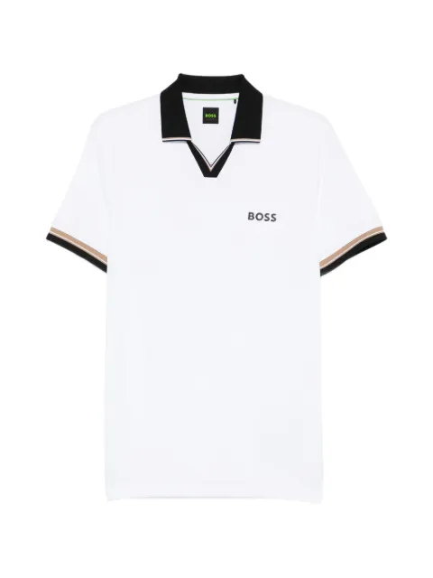 BOSS V-neck trim T-shirt