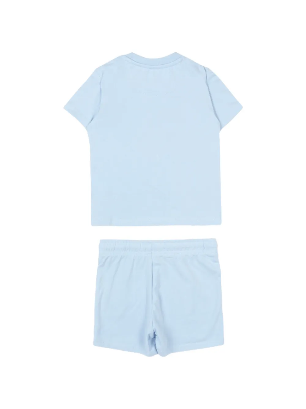 Calvin Klein Kids T-shirt en shorts met logo aan de voorkant Blauw