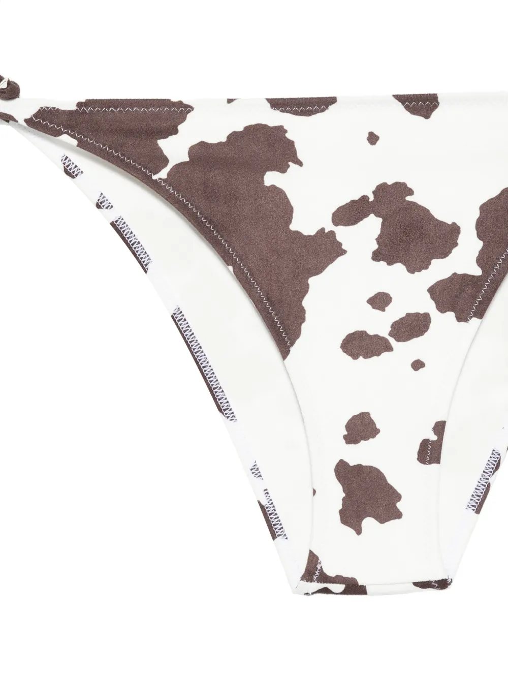 MC2 Saint Barth Kids Hollyy bikini met koeien-print Wit