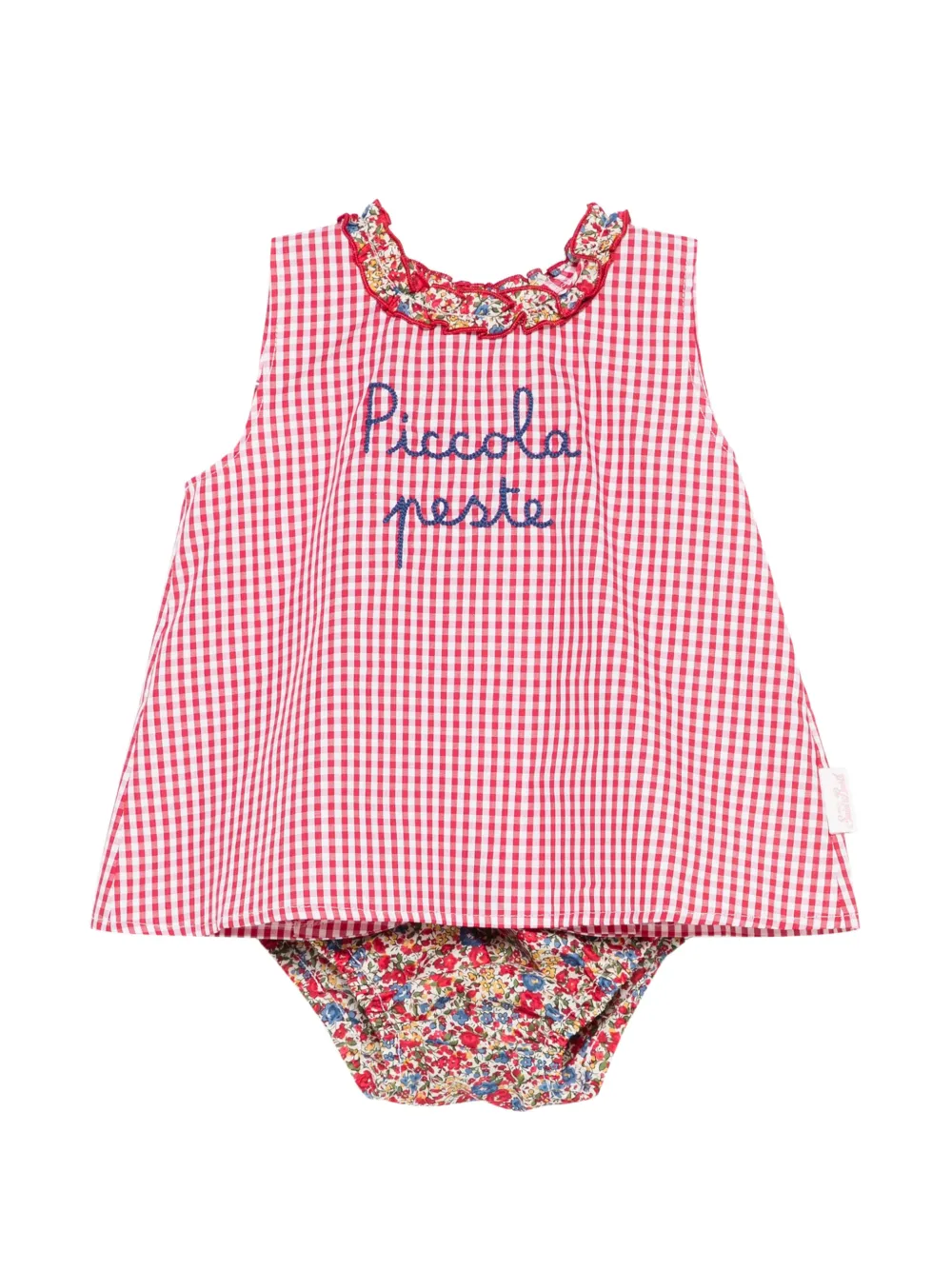 MC2 Saint Barth Kids Abbie floral-print dress set - Rot