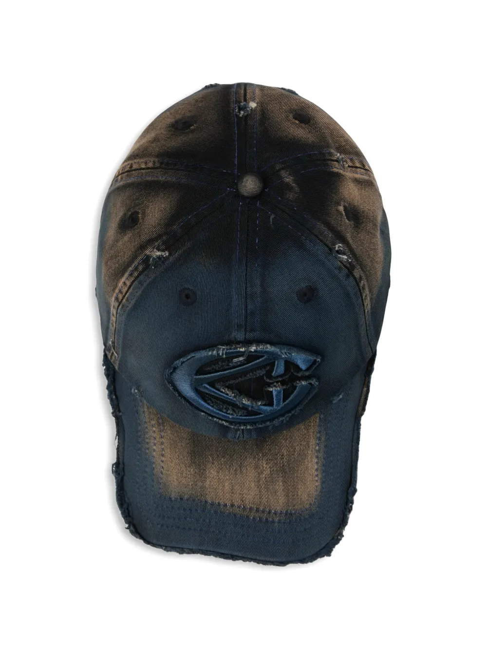 CamperLab Gerafelde pet Blauw