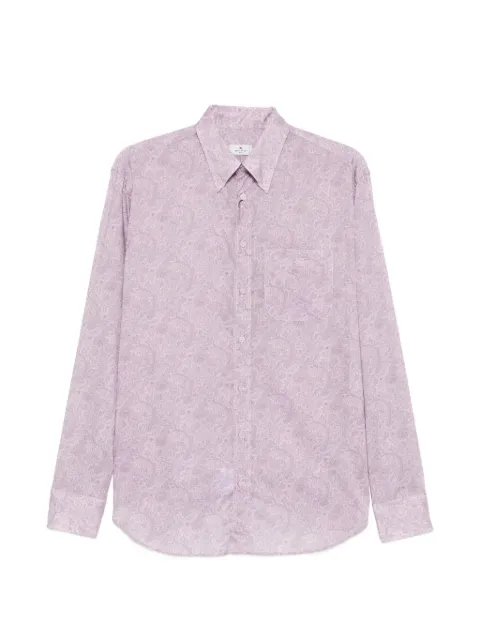 ETRO Paisley-print button-down shirt