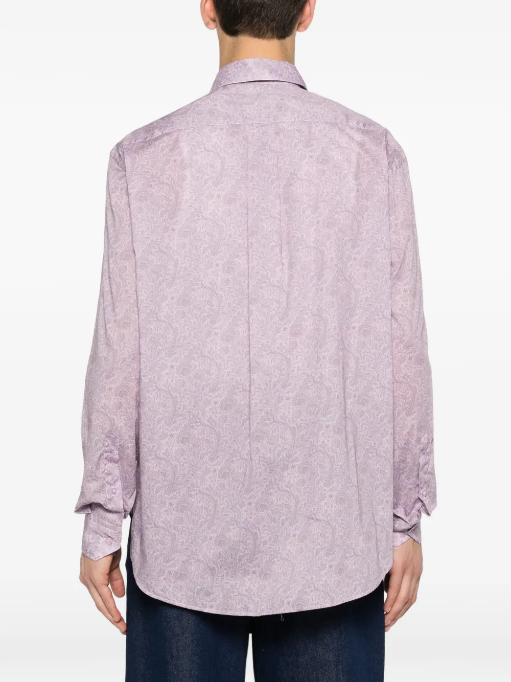ETRO Button-down overhemd Paars