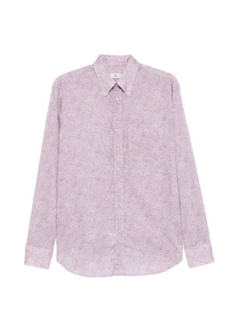 ETRO Paisley-print button-down shirt