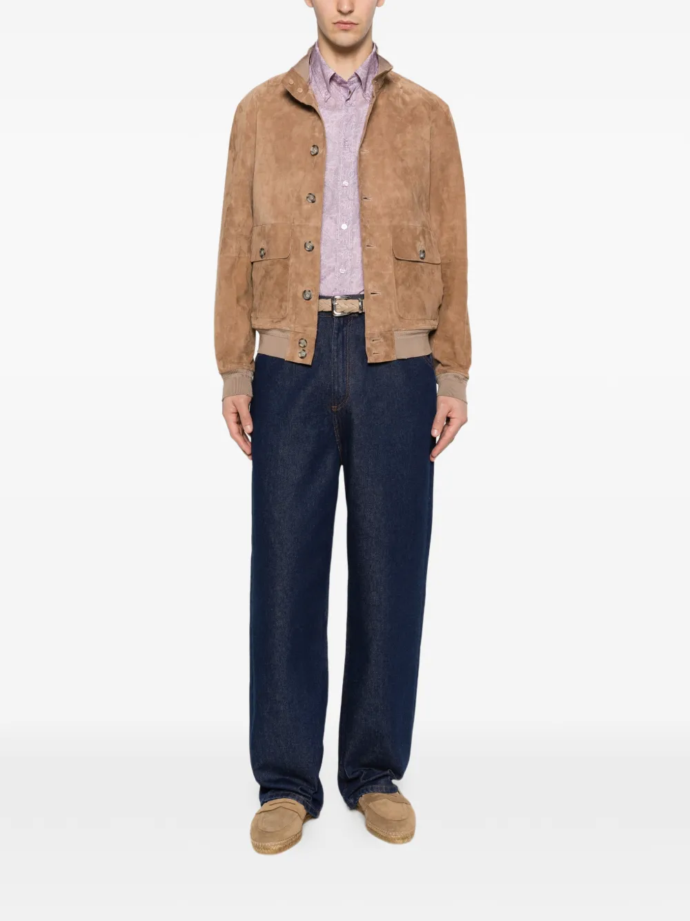 ETRO Button-down overhemd Paars