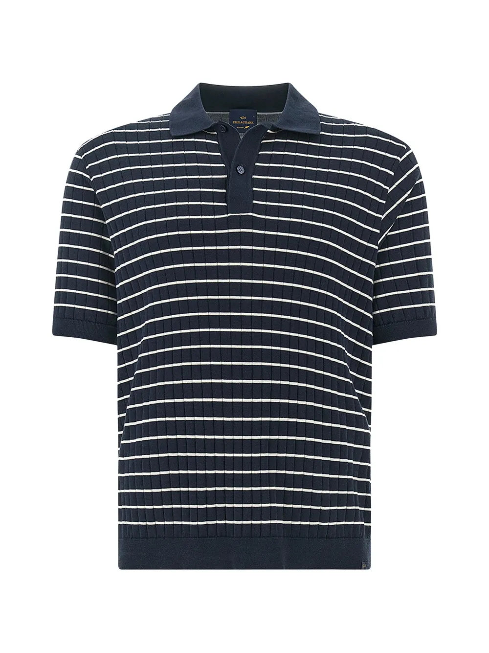 Paul & Shark striped-pattern polo shirt - Blu