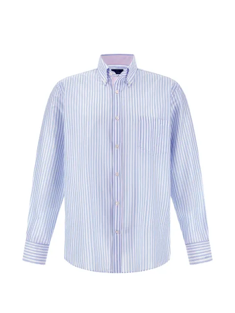 Paul & Shark striped-pattern cotton shirt