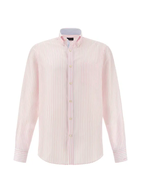 Paul & Shark striped-pattern cotton shirt