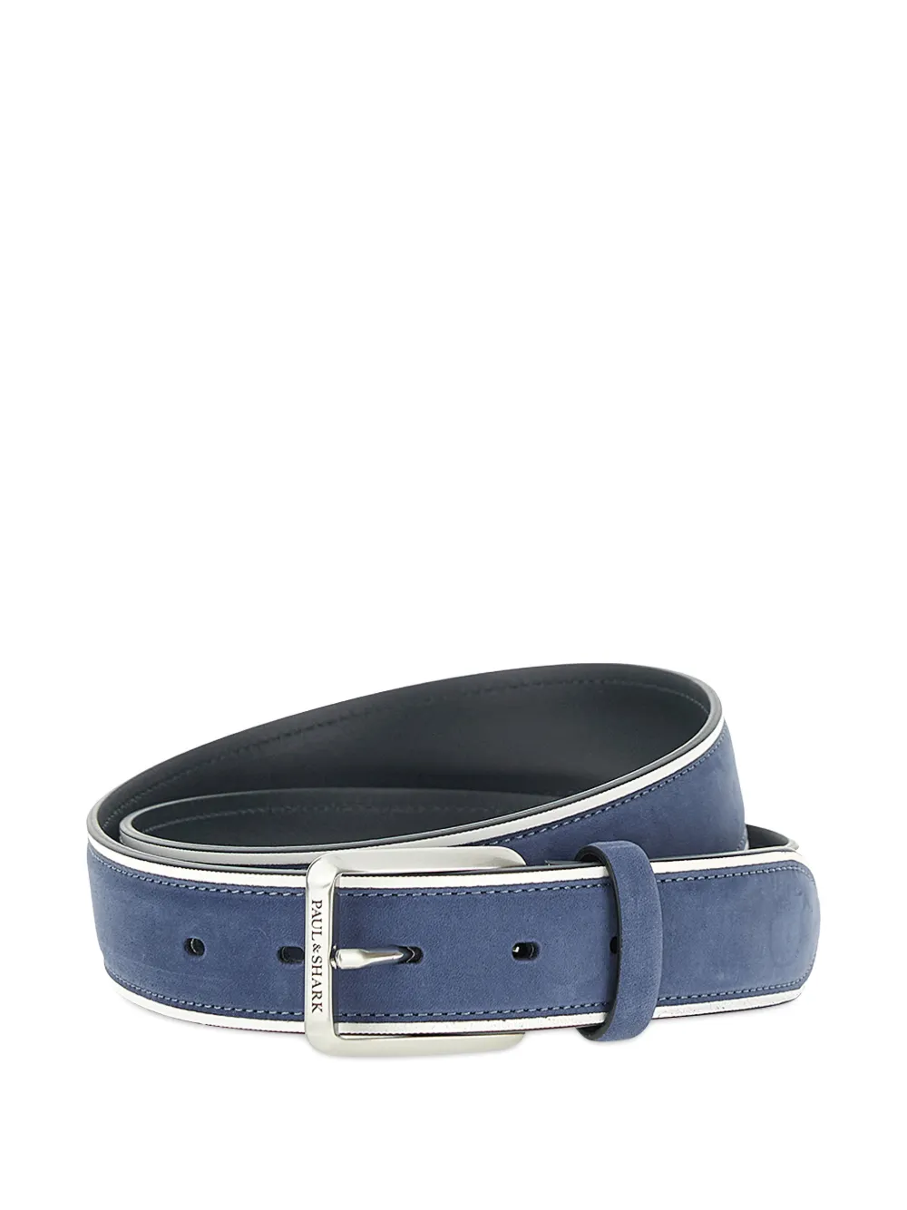 Paul & Shark contrasting suede belt - Blu