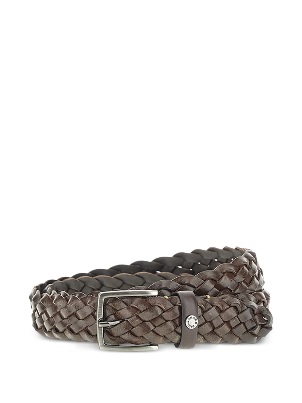 Paul & Shark braided leather belt - Marrone