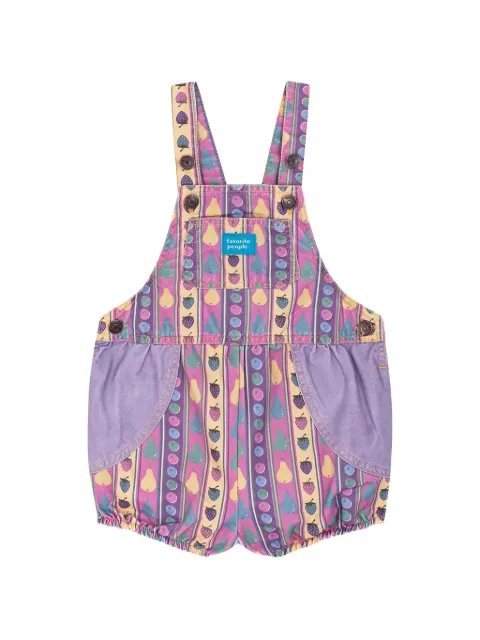 Favorite People Panna Cotta fruit pattern pocket babywear