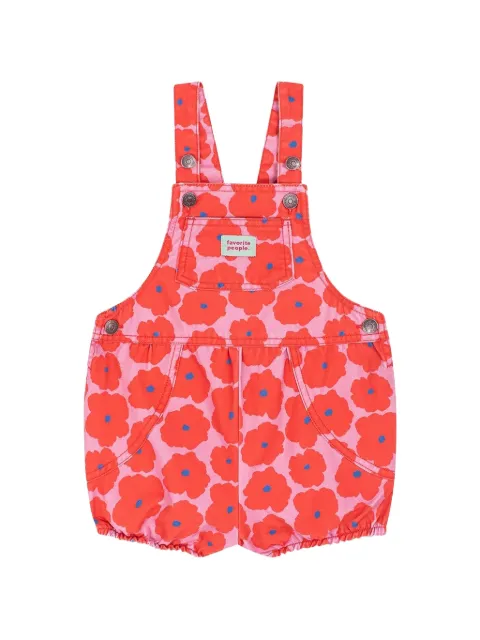 Favorite People Napoli floral button romper