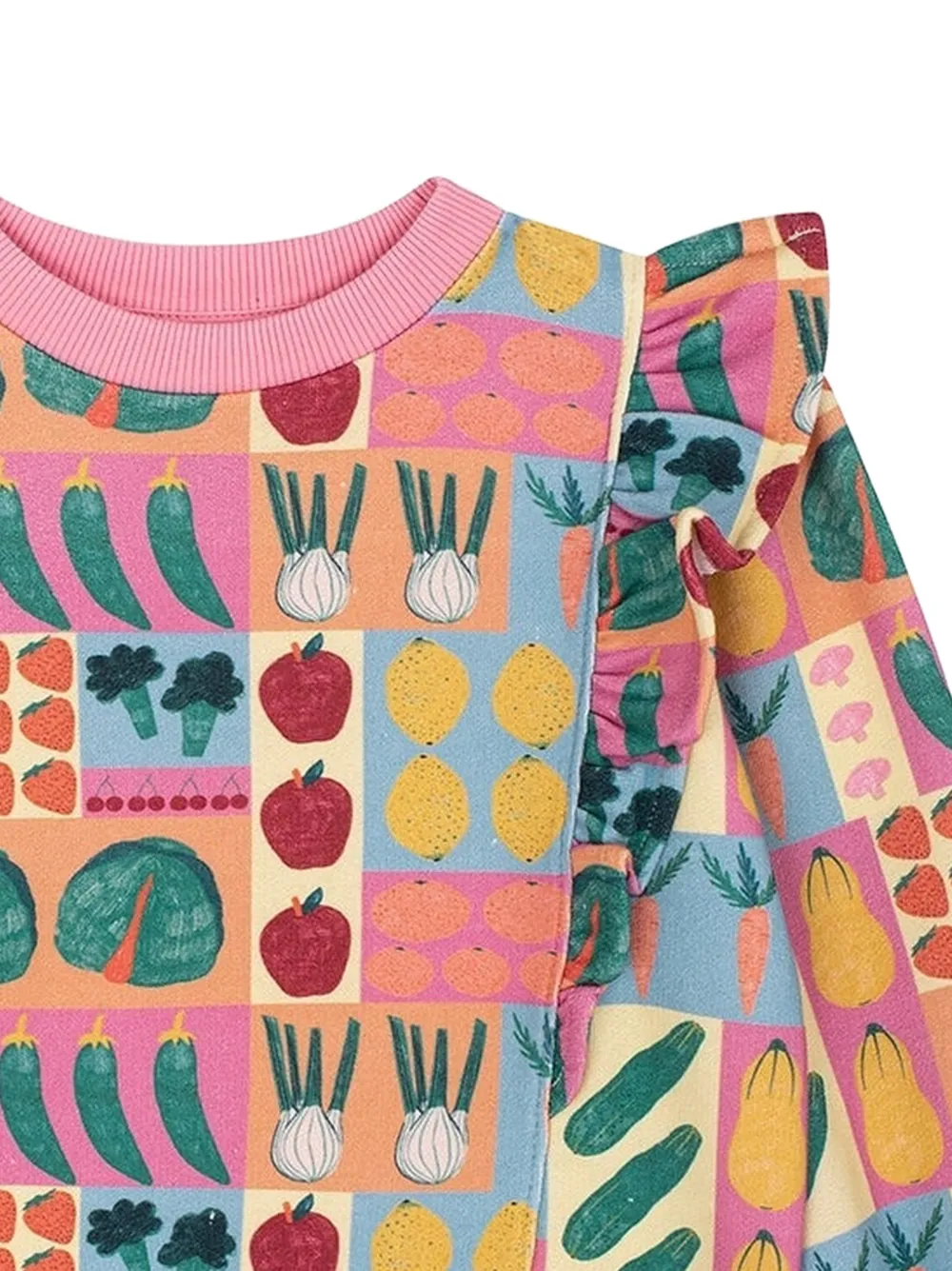 Favorite People Sweater met ruches Roze