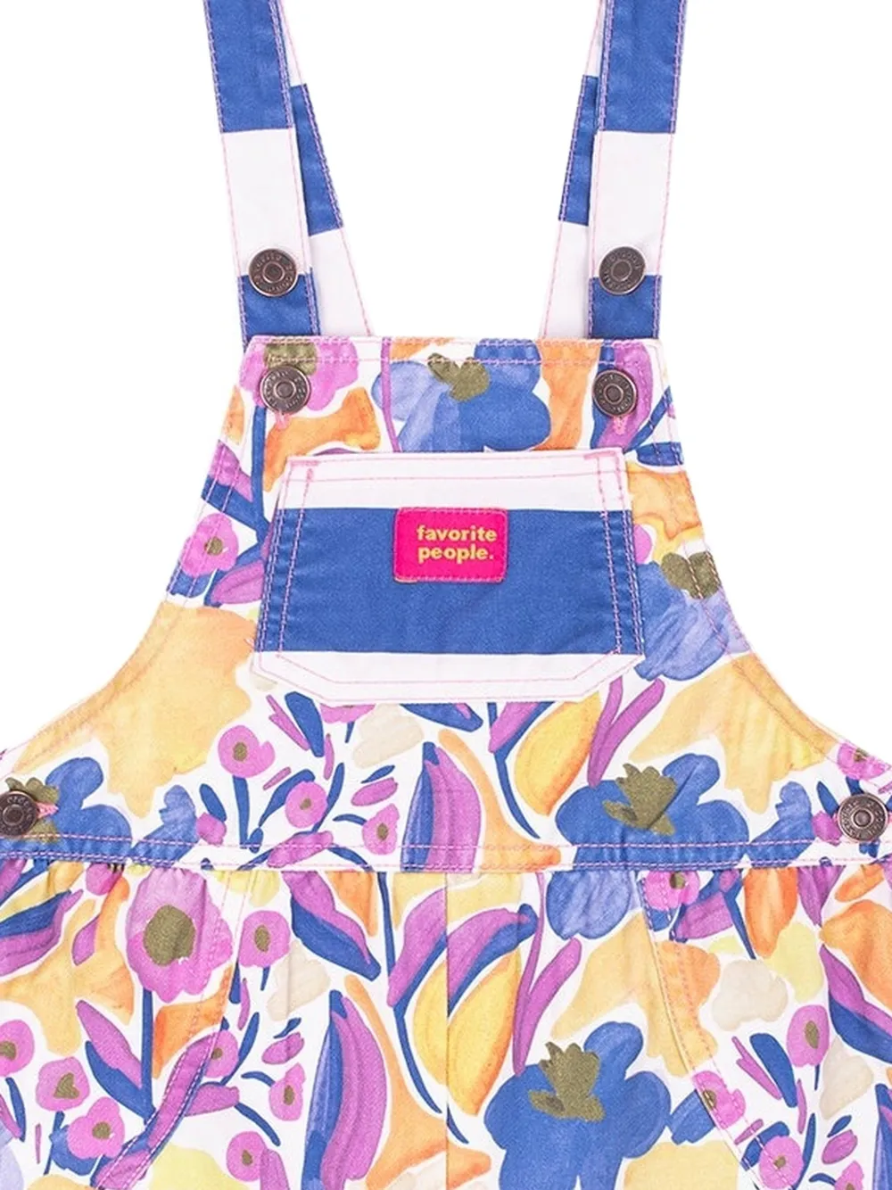 Favorite People Firenze babykleding met bloemenzak Blauw