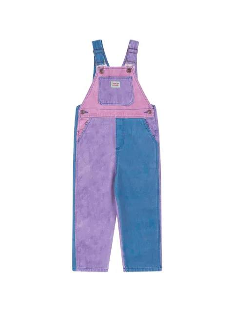Favorite People Margherita colour block pocket overalls