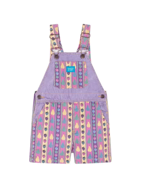 Favorite People multicoloured pattern overalls