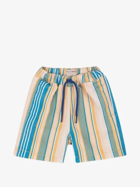 Favorite People shorts con cordones en la pretina y motivo de rayas