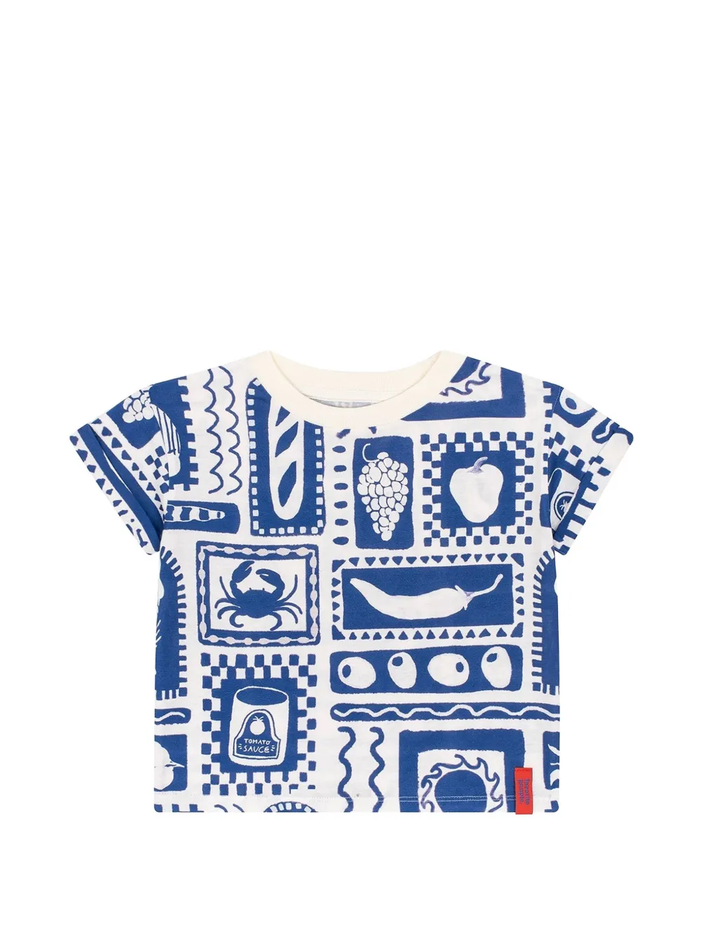 Favorite People T-shirt Positano con stampa - Bianco