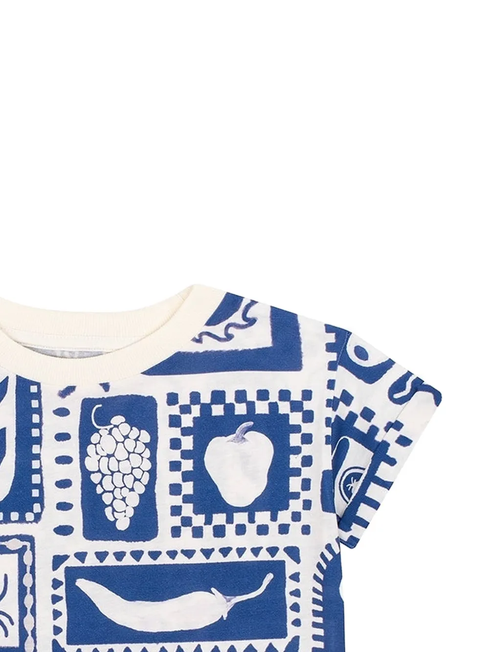 Favorite People Positano T-shirt met patroon Wit