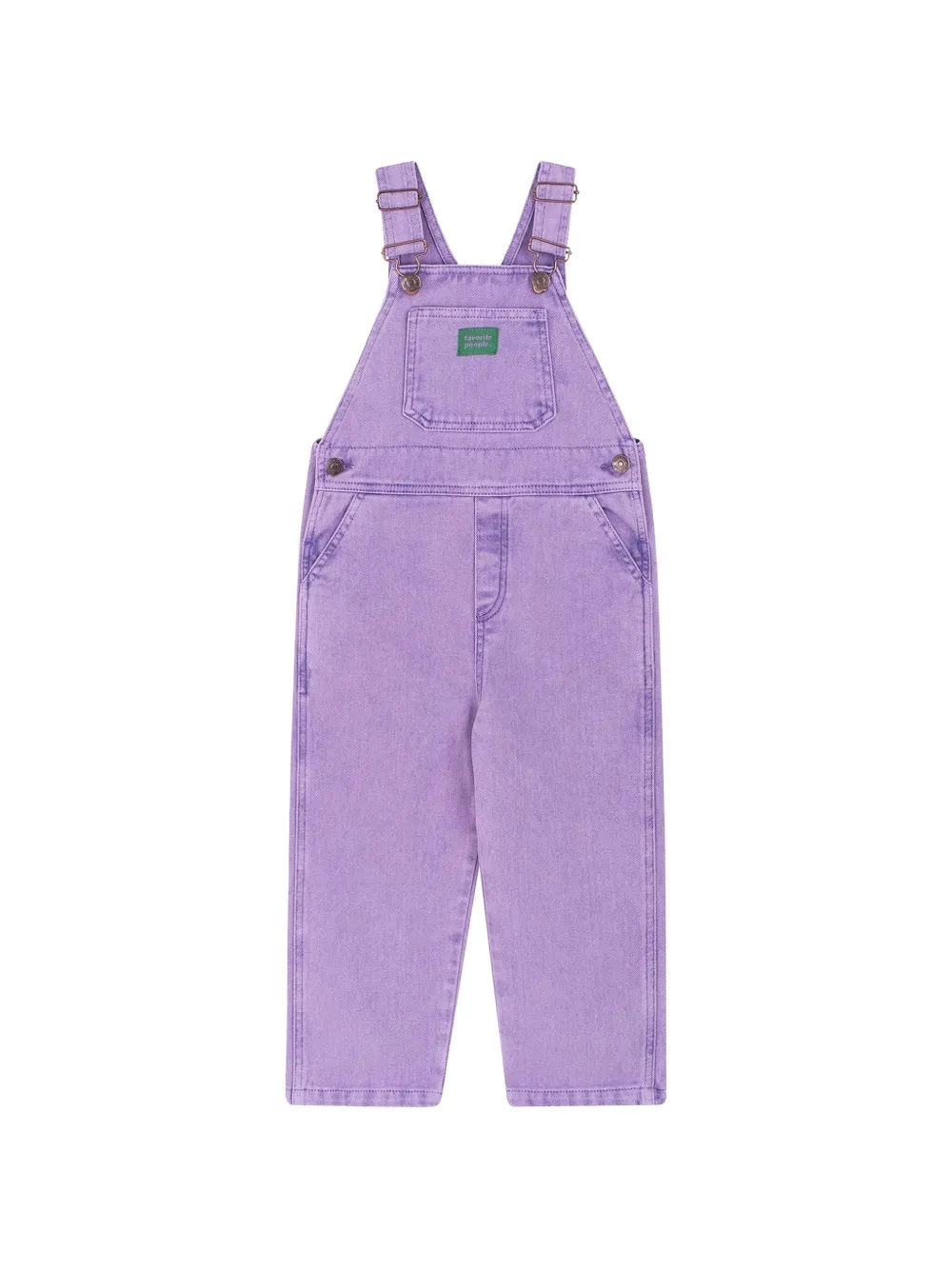 Favorite People button adjustable straps overalls - Violett