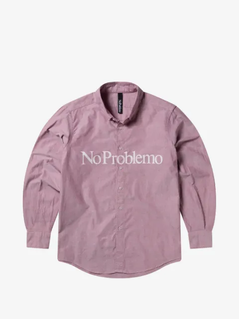 NO PROBLEMO ロゴディテール シャツ