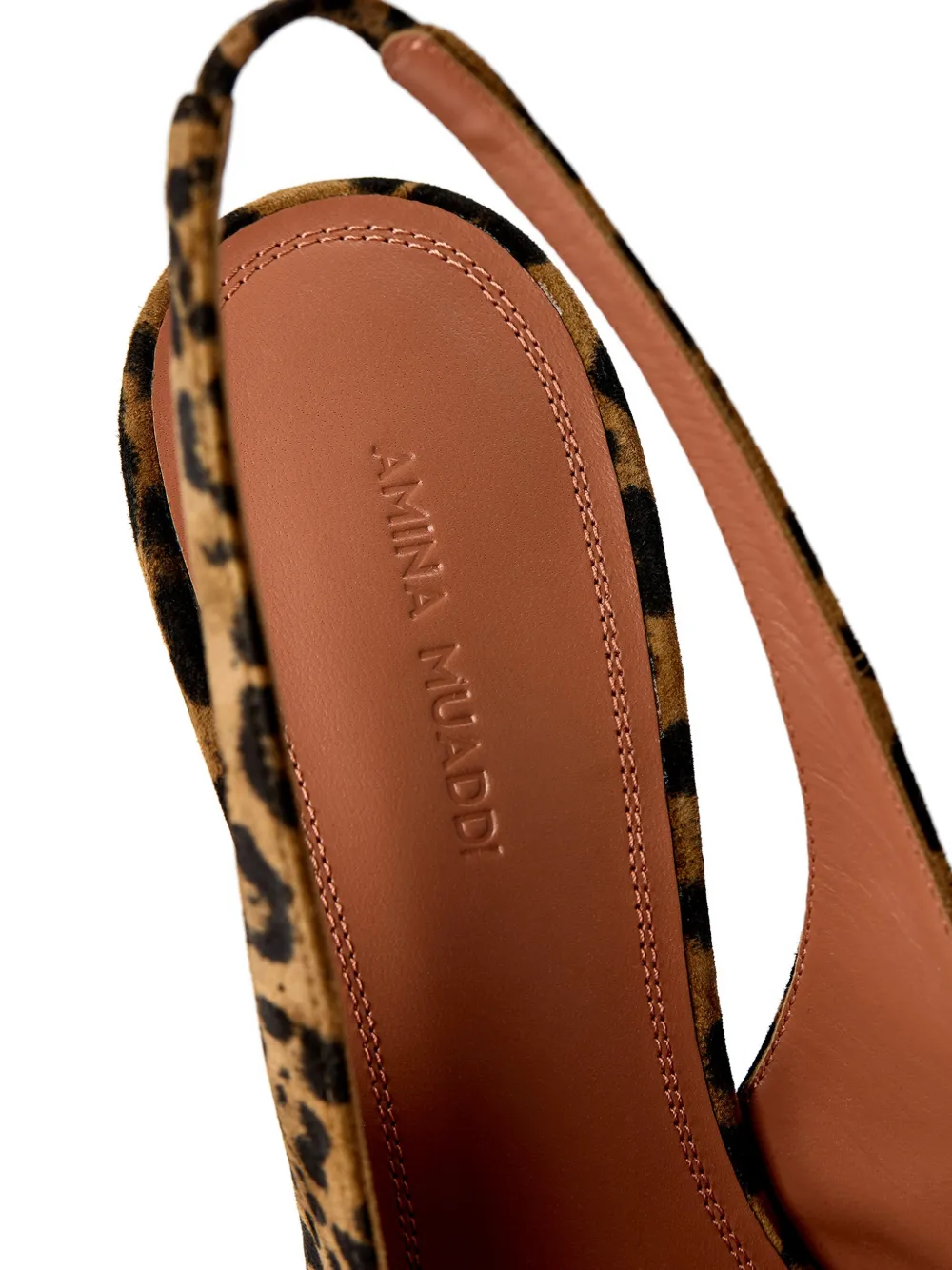 Amina Muaddi Anok slingback point pumps Bruin