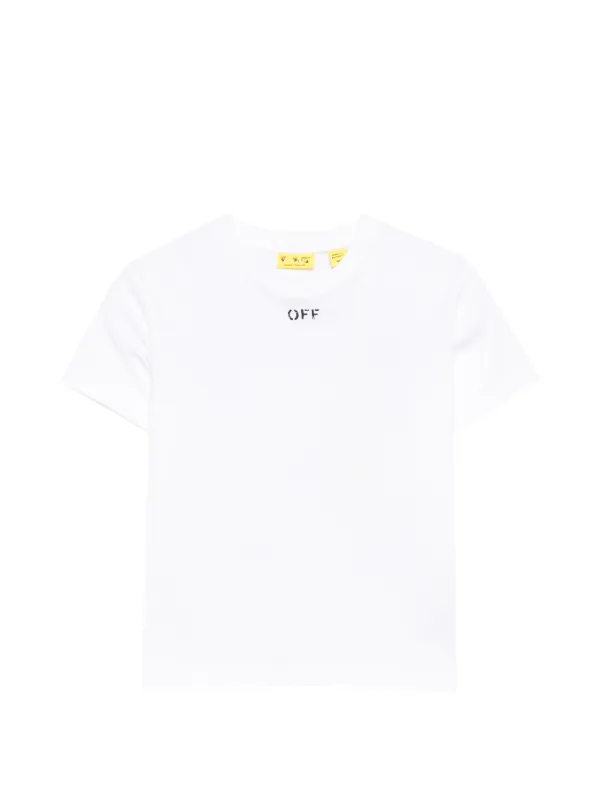 Off-White Kids アローグラフィック Tシャツ | ホワイト | FARFETCH JP