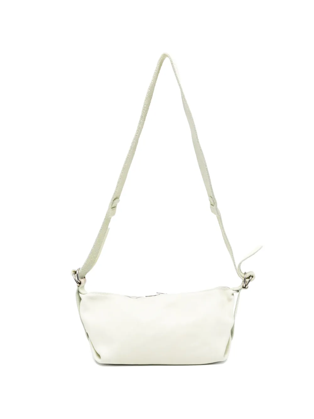 Guidi leather messenger bag - Nude