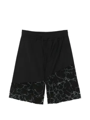 Julius Drawstring drop-crotch Shorts | Black | FARFETCH
