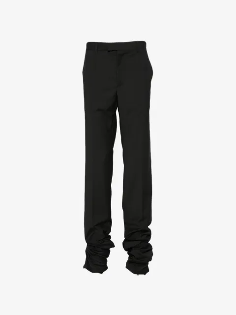 LES HOMMES zip-cuff trousers