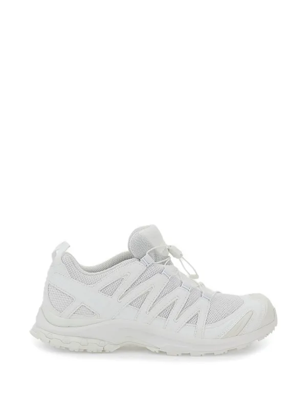 Rier Leather-panel Sneakers in White