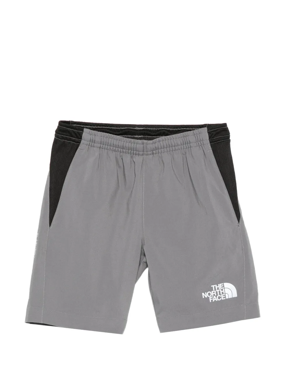 The North Face Kids colourblock shorts - Grigio
