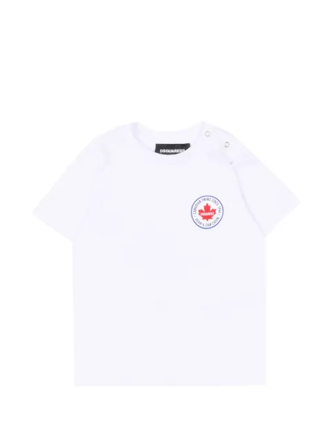 DSQUARED2 KIDS round-logo T-shirt
