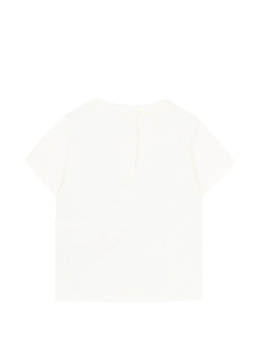  Fay Kids Striped Pocket T-shirt - White 