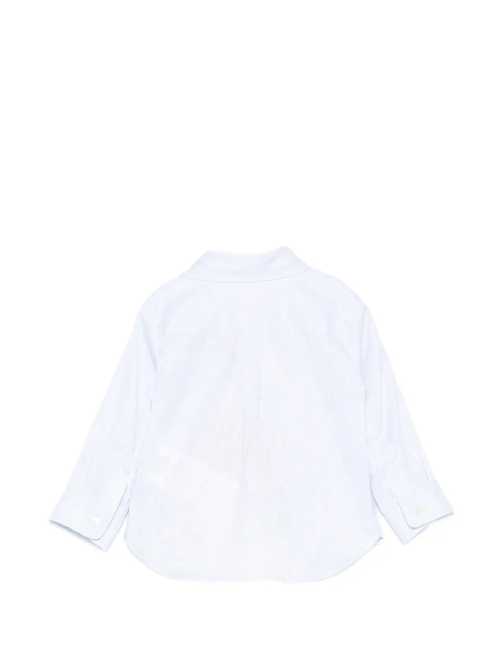 ETRO KIDS Shirt met geborduurd logo Blauw