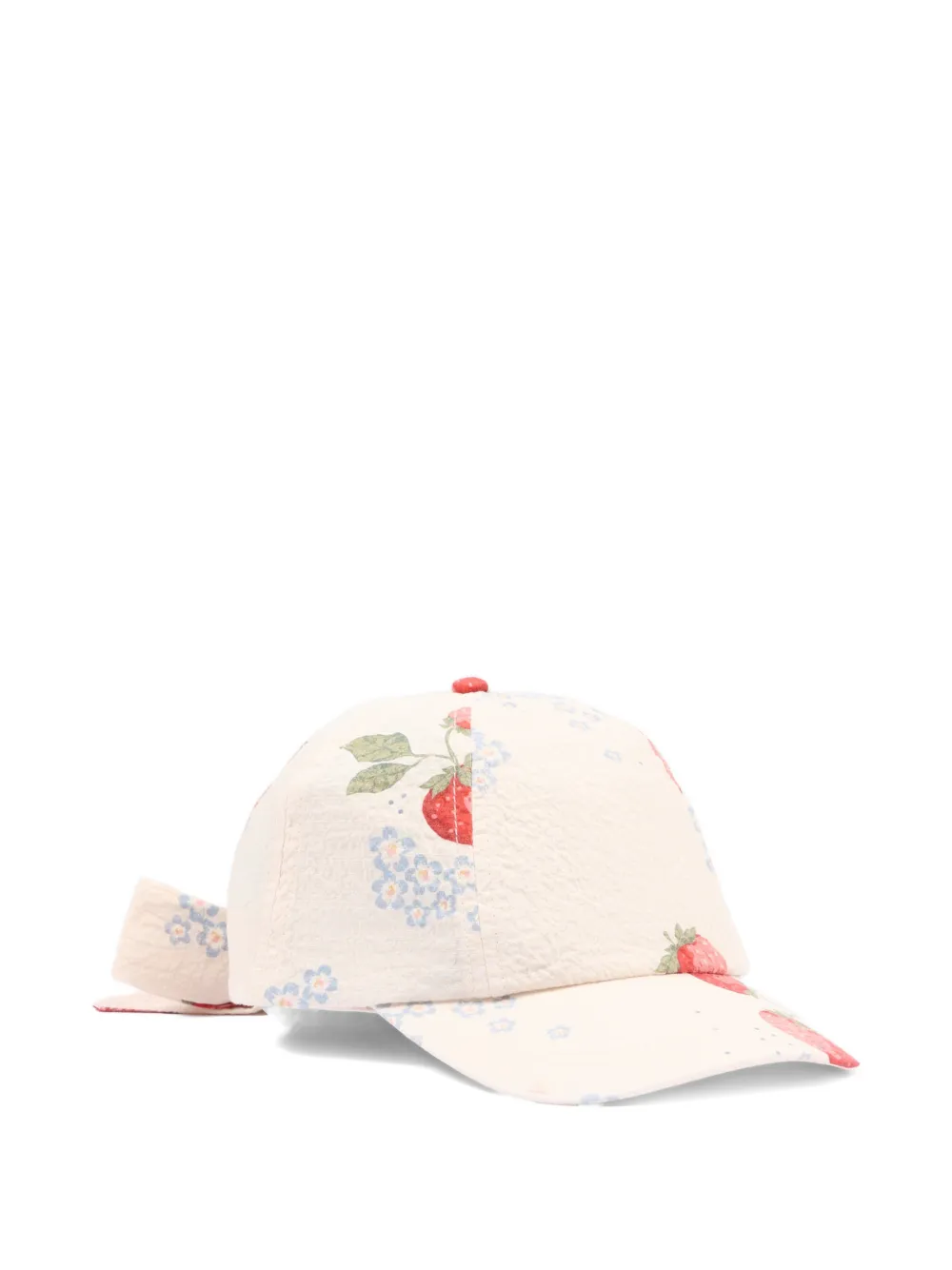  Konges Sløjd Ava Strawberry-print Hat - Pink 