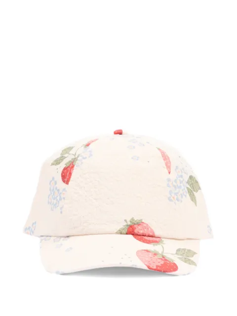Konges Sløjd Ava strawberry-print hat