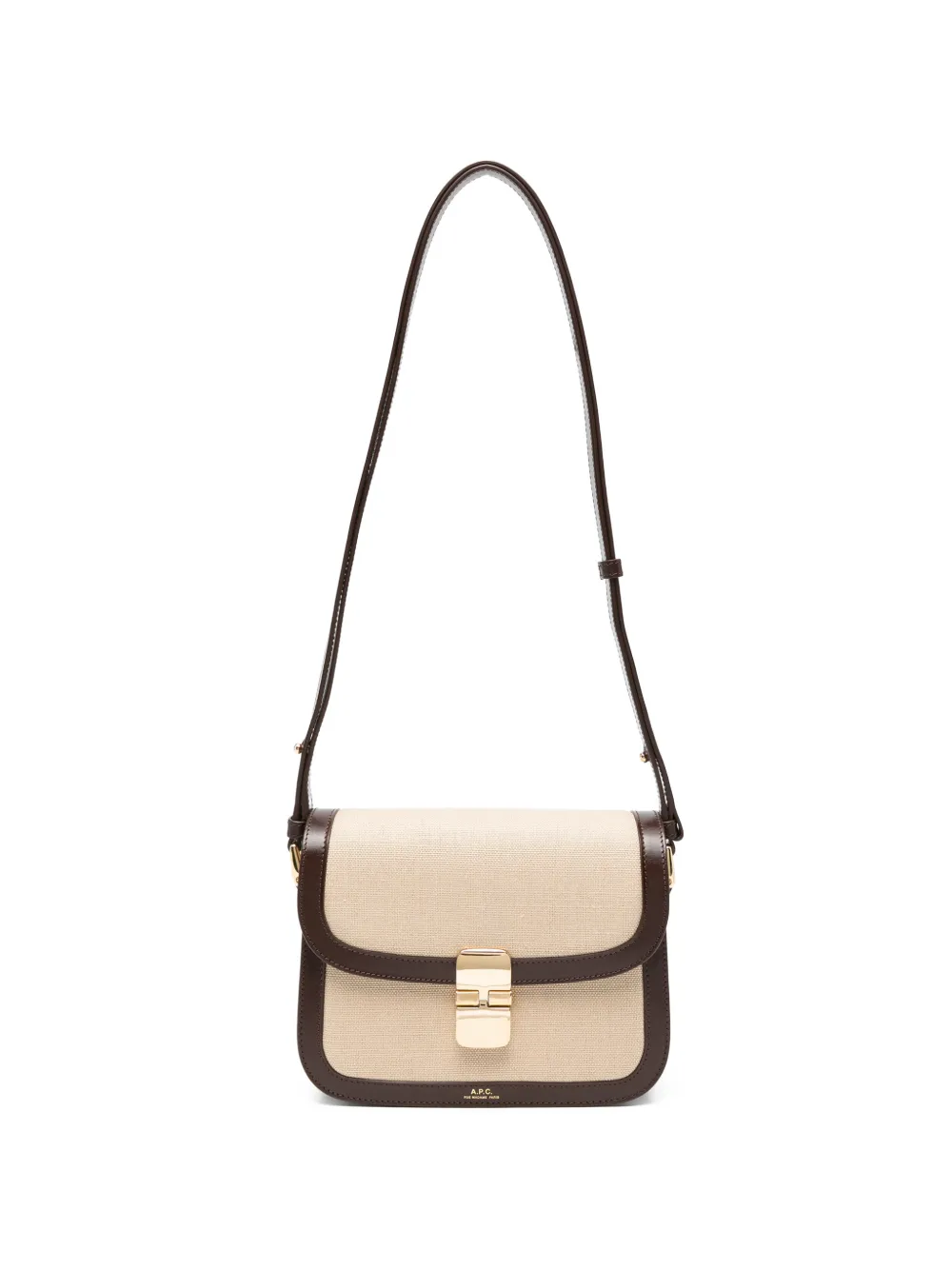 A.P.C. small Grace shoulder bag - Toni neutri