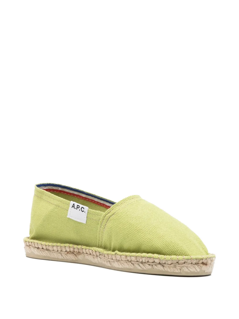 A.P.C. Geweven espadrilles Groen