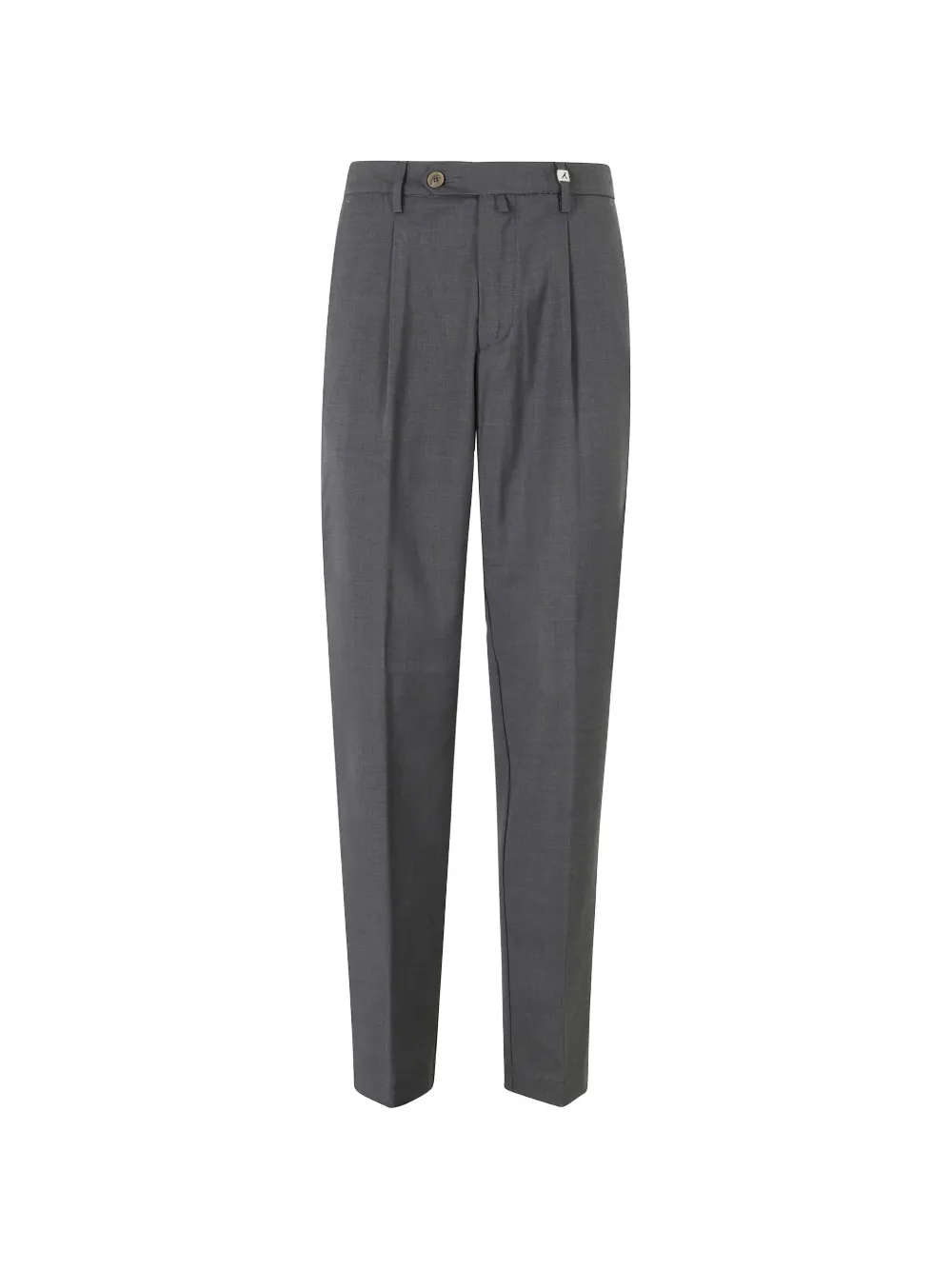Myths pleated pressed-crease trousers - Grigio