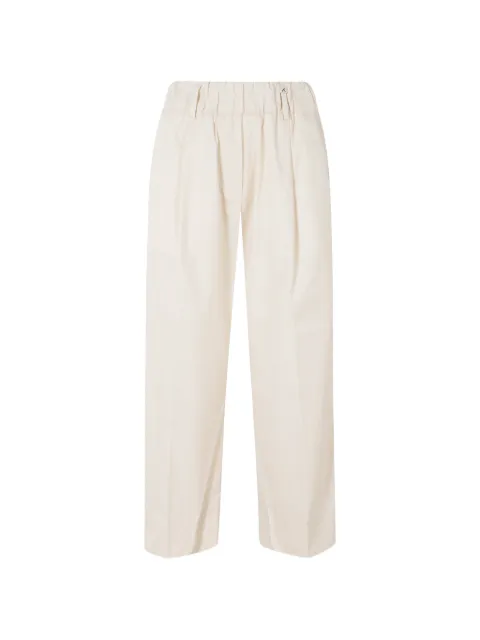 Myths pantalones rectos con cinturilla elástica