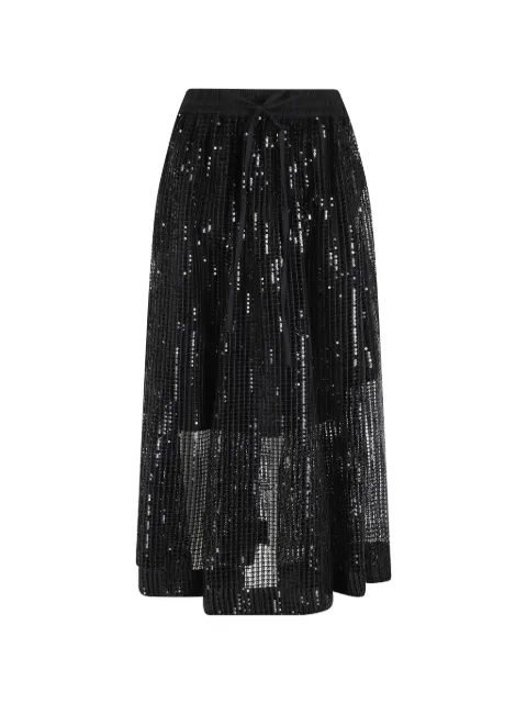 MeimeiJ sequin-embellished mesh midi skirt